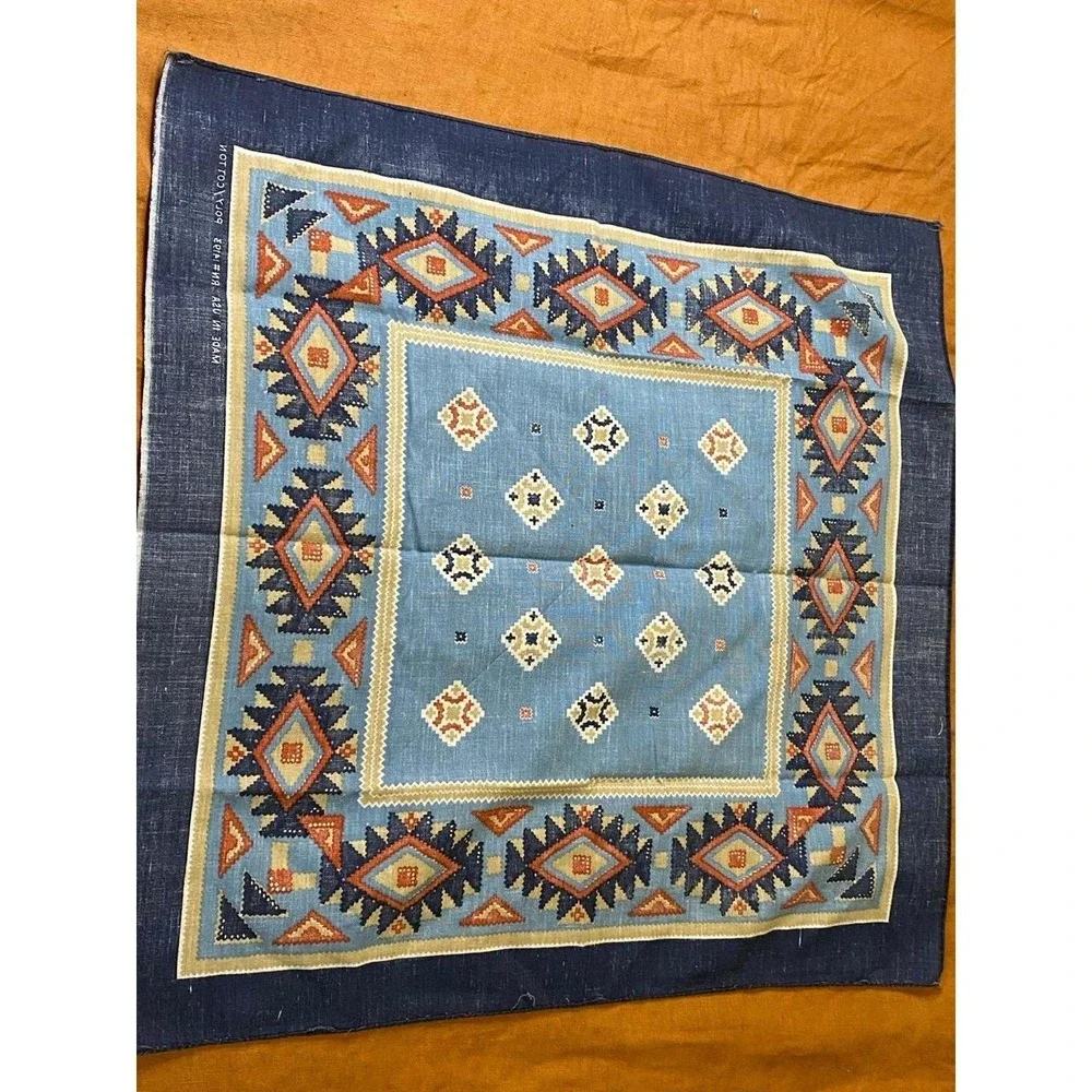 USA Bandana Scarf Southwest Geometric Rodeo Native American